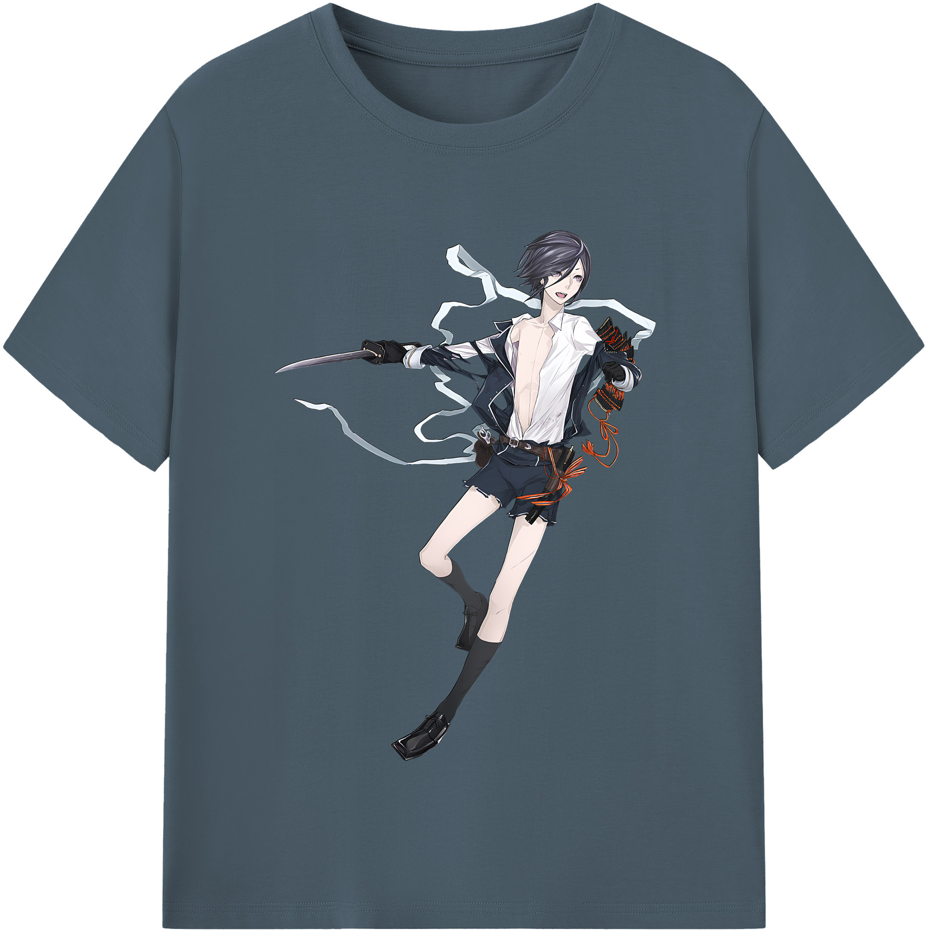 （画像用） 刀剣乱舞 Touken Ranbu 綿100％半袖Tシャツ（フロントプリント）